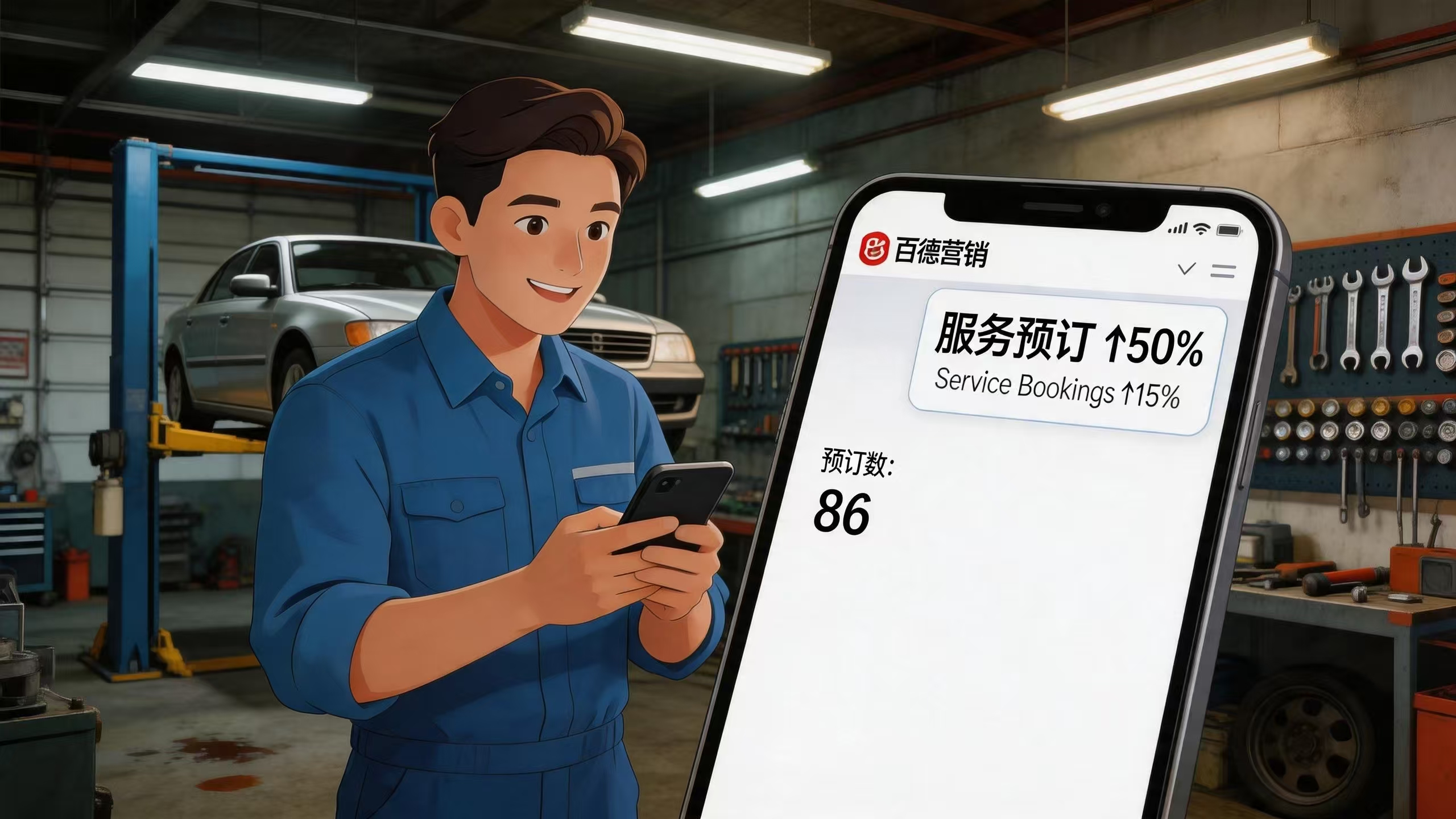 百度包年竞价案例